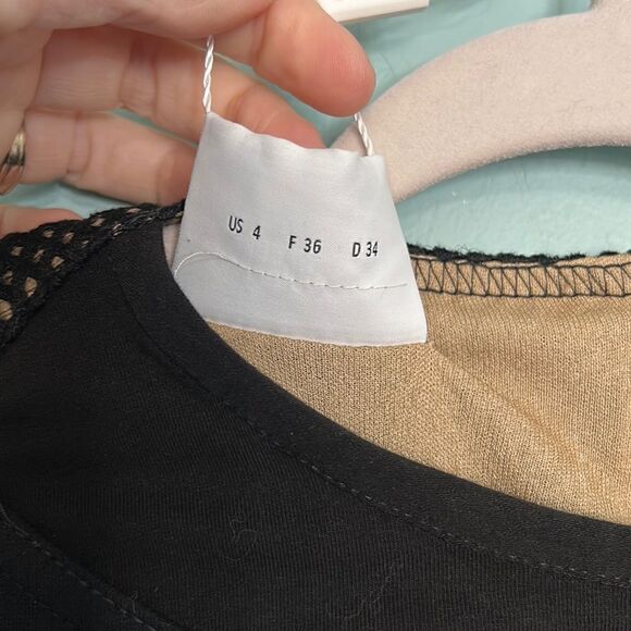 Akris Punto Black Bateau Neckline Knee-Length Dres - Picture 7 of 11